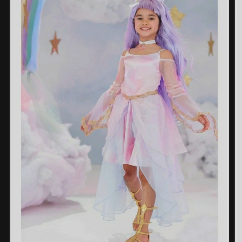 Chasing fireflies unicorn princess dress 6